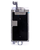 Pantalla LCD blanca para iPhone 6S (A1688) con cámara frontal, sensor de proximidad y auricular.