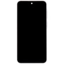 Pantalla OLED refurbished blanca con marco para Samsung Galaxy A37 5G (SM-A376), repuesto para reparación de display.