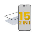 Encuentra en quetzaltenango pantallas 3 en 1 para iPhone 15 con cristal y OCA pre-instalado en Maestro OCA.
