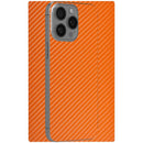 Pack de 10 skins Wrapd de fibra de carbono naranja, accesorio de repuesto.