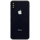 Tapa trasera Space Gray para iPhone XS (A1920, A2097) con puerto de carga y componentes preinstalados, grado B.