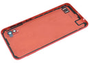 Tapa trasera roja original Samsung Galaxy A10 (A105) con lente de cámara, repuesto de Service Pack.