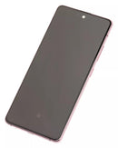 Pantalla OLED con marco para Samsung Galaxy A51 5G (A516 / 2020) Prism Cube Pink Original
