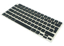 Kit de teclas Space Black para teclado MacBook Air/Pro (2021-2026) con diseño alemán.