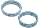 Anillos de bisel teal para cámara trasera iPhone 16 / 16 Plus (10 pares), repuesto A2846, A3287, A3288.