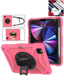 Funda ajustable de alta resistencia con correa de hombro para iPad Air 4, Air 5 y Pro 11 en color rosa en Xela Quetzaltenango.