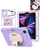 Protector a mano color lila para iPad Air 4 / Air 5 / Pro 11 con correa de hombro ajustable, disponible en Xela - Quetzaltenango.