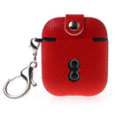 Protege tus AirPods 1/2 con estilo con esta funda de cuero duro con gancho metálico en Xela Quetzaltenango.