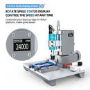 Máquina molinillo inteligente AiXun 2nd Gen para pulido CNC de chips de placa base, de color gris metálico.