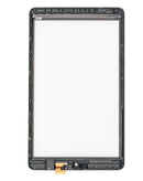 Digitizer con marco negro para Alcatel Joy Tab (9029W, 2019), listo para reparación de pantalla táctil.