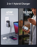 Encuentra la batería Anker 733 GaNPrime (10000 mAh / 65W) de color negro en Xela Quetzaltenango.
