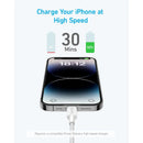 Encuentra el puerto de carga Anker 322 USB C-Lightning MFI trenzado (Blanco) de 3 pies en Quetzaltenango.