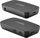 Transmisor Bluetooth portátil Anker Soundsync negro, diseño compacto para audio inalámbrico en cualquier lugar.