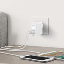 Adaptador de pared Anker PowerPort PD 2 USB A con cable USB A a Lightning 3ft (24W) (Blanco)