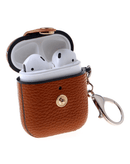 Protege tus AirPods 1/2 con este estuche rígido de cuero en color marrón en Xela Quetzaltenango.