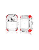Protege tus AirPods con la funda Rugged Ring Shockproof Armor en color rojo disponible en tiendas de accesorios Apple en Xela Quetzaltenango.