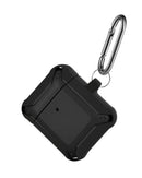 Estuche AirPods 1/2 ShockProof TPU+PC - BLACK & BLACK