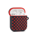 Case protector SlowBack para AirPods 1/2, estilo Lovely, anti-golpes, color rosado pastel con diseño de corazón.