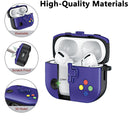 Protege tus AirPods 1/2 con estilo con esta funda TPU de diseño de consola de videojuegos en color morado en Xela Quetzaltenango.