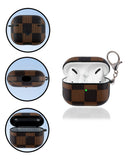 Protege tus AirPods 3 con estilo en Quetzaltenango con esta funda de cuero de moda color café.
