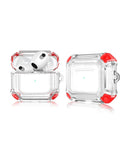 Protege tus AirPods 3 con un estuche armadura resistente con anillo en color rojo en Quetzaltenango.