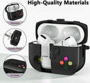 Protege tus AirPods 4 con estilo gamer en Quetzaltenango con la funda TPU de diseño de consola de videojuegos en color negro.