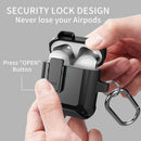 Protege tus Apple AirPods 4th GEN con esta funda negra shockproof en Xela Quetzaltenango.