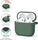 Funda de silicona AirPods 4ta Gen - DARK GREEN