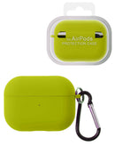 Funda de silicona verde flúor para AirPods Pro (1ª/2ª Gen), protección SlowBack, accesorios AirPods.