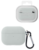 Estuche blanco de silicona suave para AirPods Pro (1ª y 2ª Gen), accesorio protector SlowBack.
