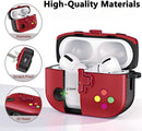Protege tus AirPods Pro con esta funda TPU con diseño de consola de juegos en color rojo en Quetzaltenango.