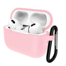 Protege tus AirPods Pro (2nda Generación) con estilo en Quetzaltenango con esta funda de silicona suave de color rosa.