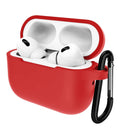 Protege tus AirPods Pro con esta funda de silicona suave color rojo en Xela Quetzaltenango.