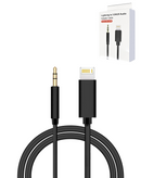 Encuentra el cable USB L-AUX para audífonos negro de 6ft en Xela Quetzaltenango.