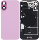 Encuentra en Xela tapa trasera usada con placa de acero, carga inalámbrica, NFC y MagSafe para iPhone 16 Plus.