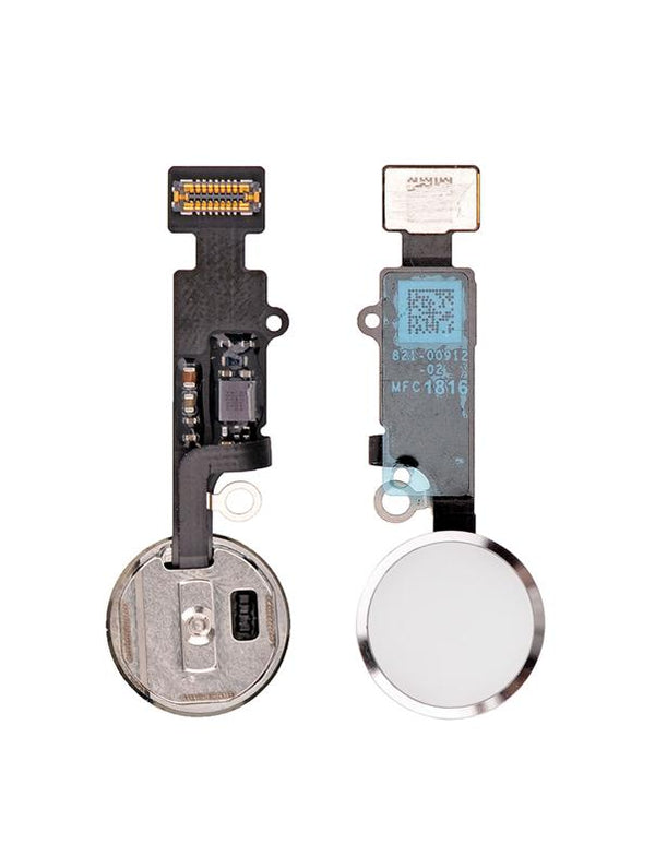 Boton de inicio con flex para iPhone 7 / 7 Plus / 8 / 8 Plus / SE (2020) / SE (2022) (Plata)