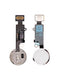Boton de inicio con flex para iPhone 7 / 7 Plus / 8 / 8 Plus / SE (2020) / SE (2022) (Plata)