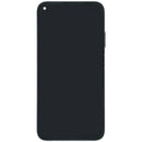 Pantalla original Huawei P40 Lite JNY-L21A negra, repuesto para reparación de display roto.