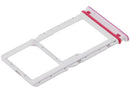 Bandeja SIM fucsia roja para Motorola Moto G37 Power XT2625, repuesto original para chip.