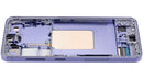 Pantalla OLED Samsung Galaxy S24 5G Cobalt Violet con marco, repuesto para reparación de display frontal.
