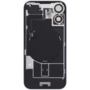 Tapa trasera original iPhone 16 Plus Ultramarine con MagSafe NFC y flex de linterna, versión UK/EU.