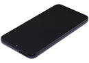 Pantalla hard OLED Aftermarket Plus con marco para Samsung Galaxy A34 5G (A346) color grafito, para reparación de display.