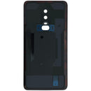 Tapa trasera de vidrio original para OnePlus 6 A6000 A6003, color negro, ideal para reparación de back cover.