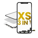 Conjunto 3 en 1 con marco incluido para iPhone XS disponible en Xela.