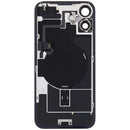 Encuentra en Xela tapa trasera usada con placa de acero, carga inalámbrica, NFC y MagSafe para iPhone 16 Plus.