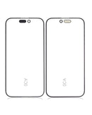 Marco para iPhone 15 Pro en pack de 5 unidades, ideal para reparaciones y disponible en Xela Quetzaltenango.