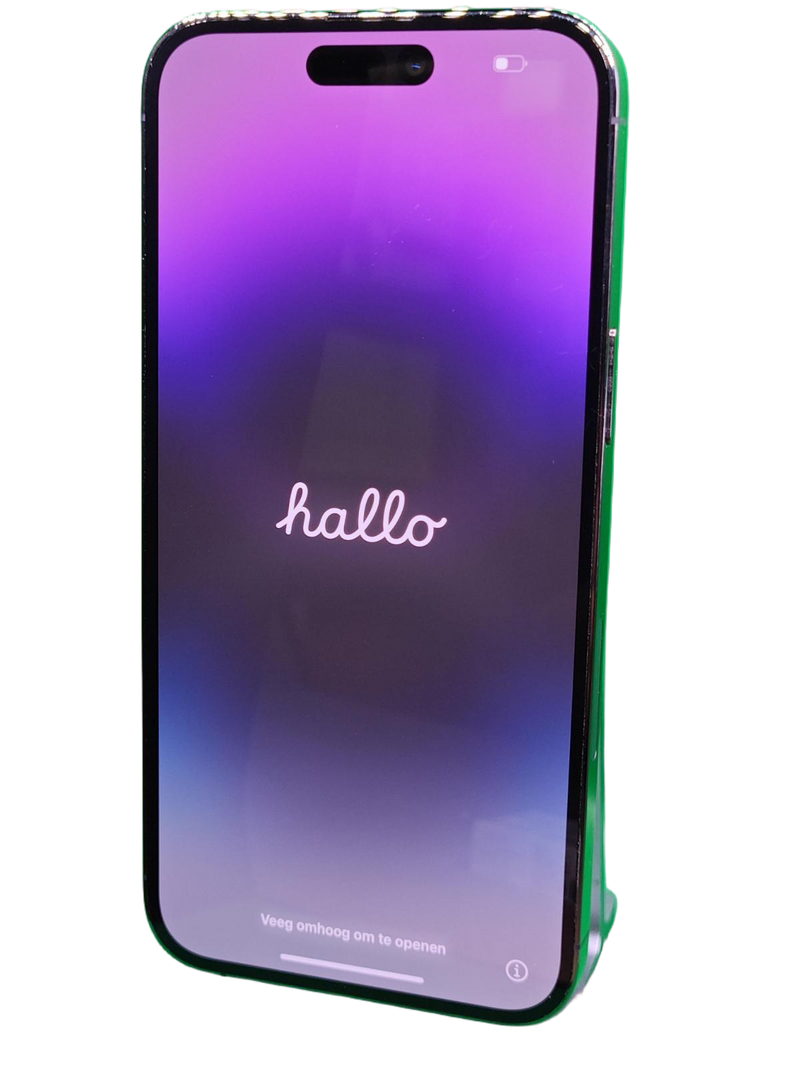 iPhone 14 Pro Max seminuevo, libre de fábrica, en perfecto estado con 84% de salud de batería en Quetzaltenango.