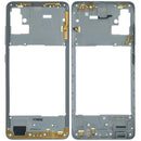 Tapa superior blanca original Samsung Galaxy A51 (A515) para reparación, incluye mid-frame.