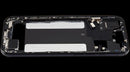 Tapa superior Space Black usada para iPhone Air con puerto de carga y piezas pequeñas, repuesto Apple.