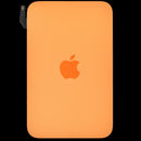 Tapa trasera Cosmic Orange usada para iPhone 17 Pro Max con MagSafe y NFC, ideal para reparación de vidrio trasero.